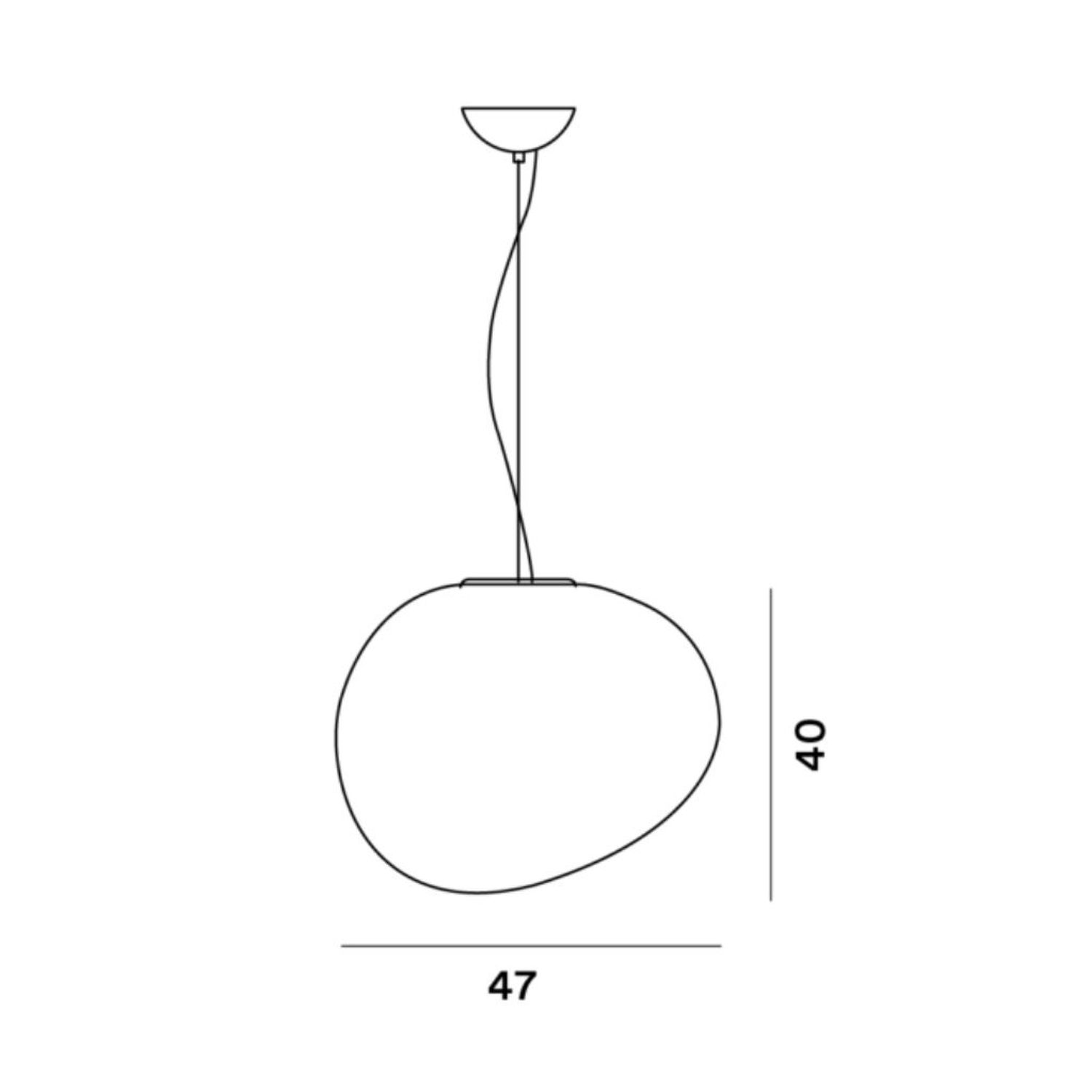 Designerhängelampe Gregg grande von Foscarini