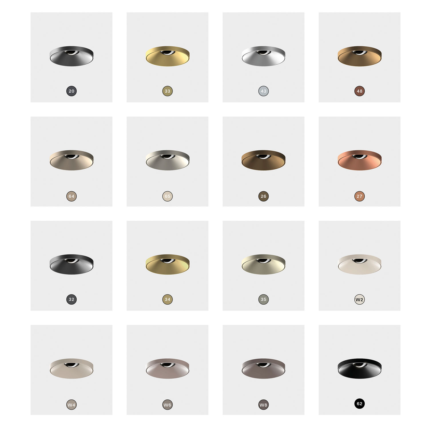 EYE R3 recessed spotlight by Rotaliana