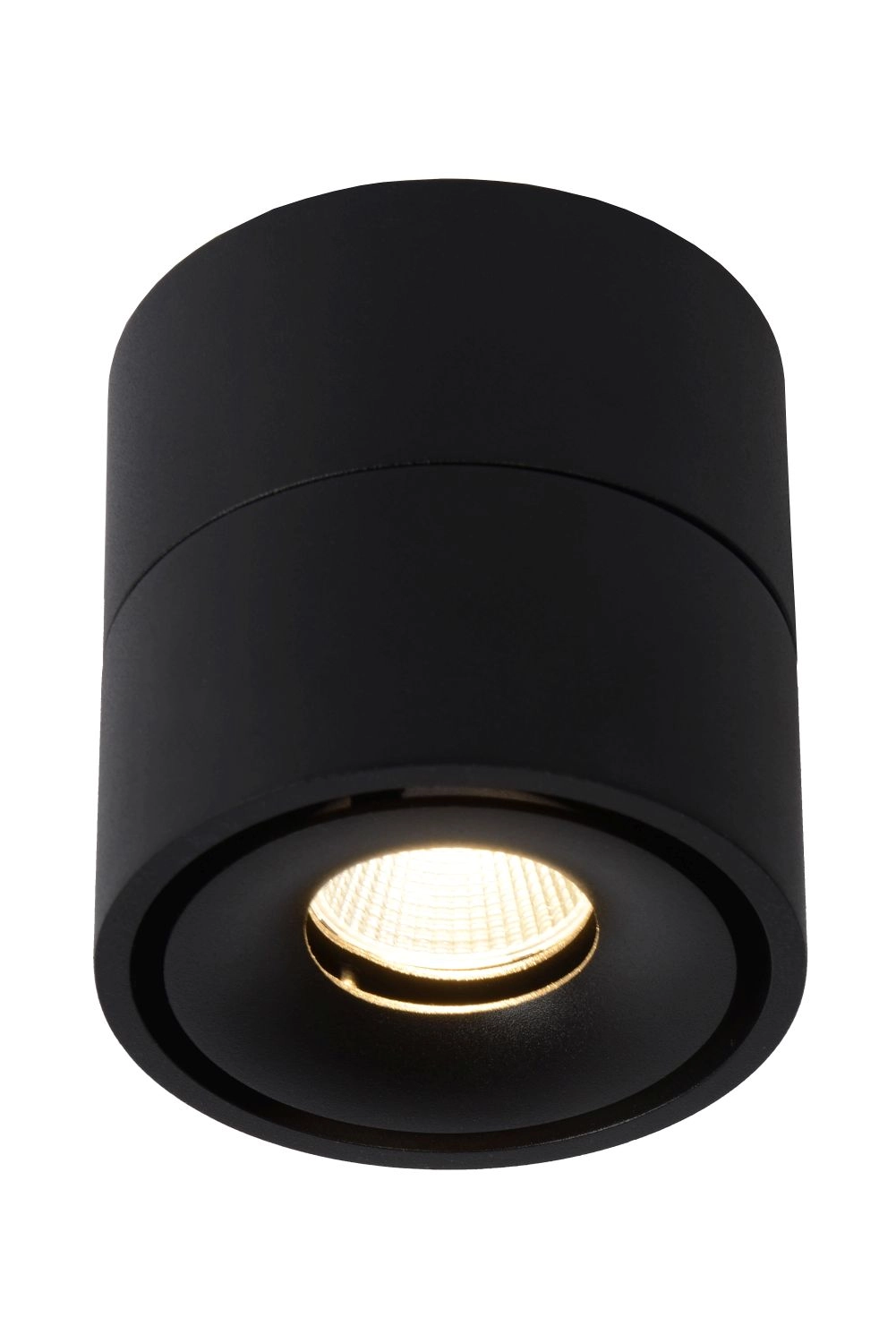 LU 35911/08/30 Lucide YUMIKO - Ceiling spotlight - Ø 7,8 cm - LED Dim. - 1x8W 2700K - Black