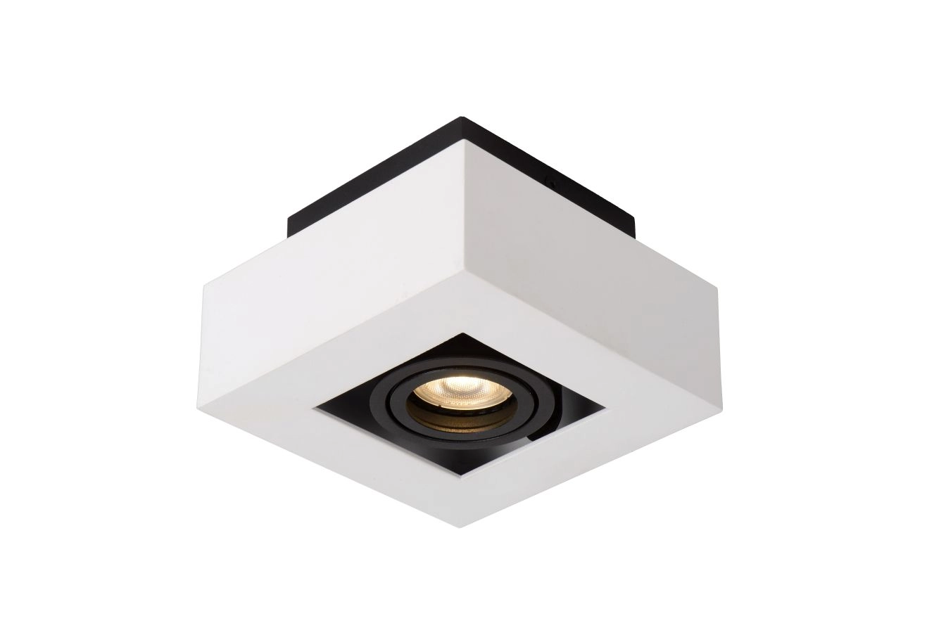 LU 09119/06/31 Lucide XIRAX - Ceiling spotlight - LED Dim to warm - GU10 - 1x5W 2200K/3000K - White