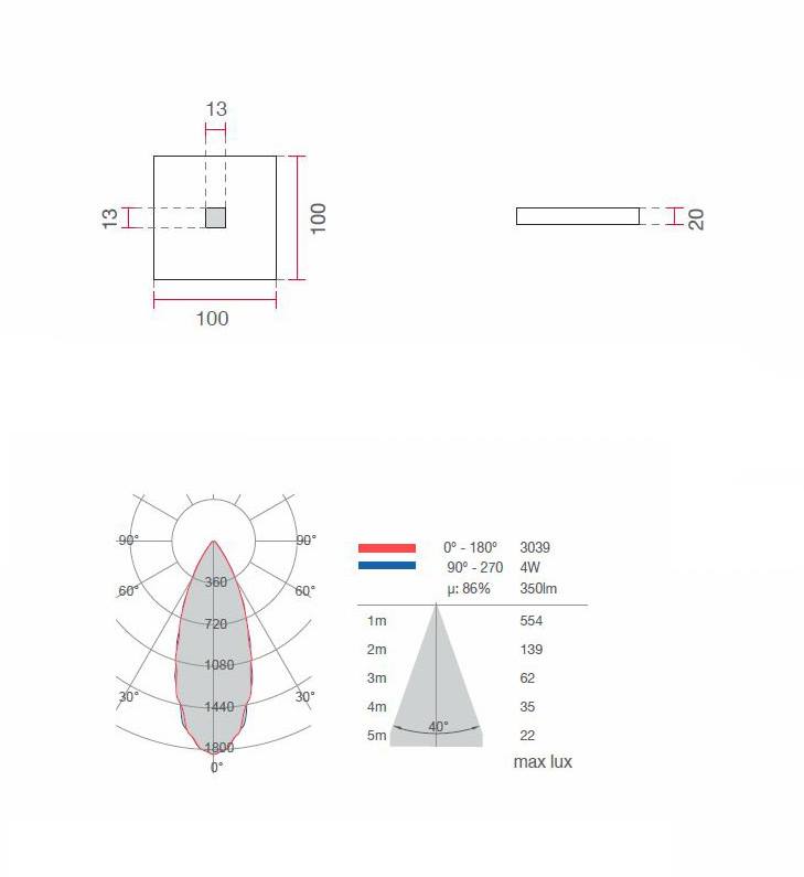 8914A LED Deckenleuchte CRISTALY® von Belfiore