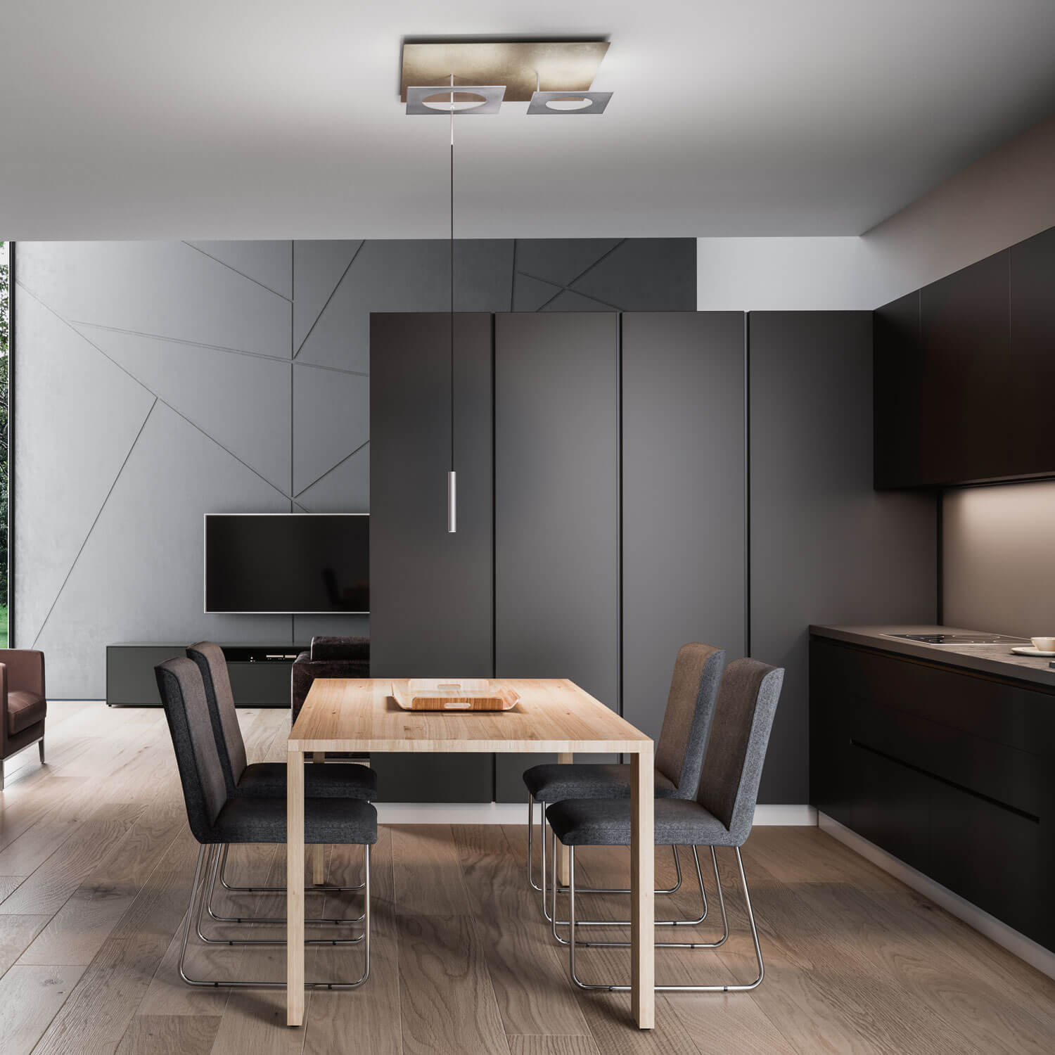 PETRA-S3 LED Hänge-/Deckenlampe von Icone