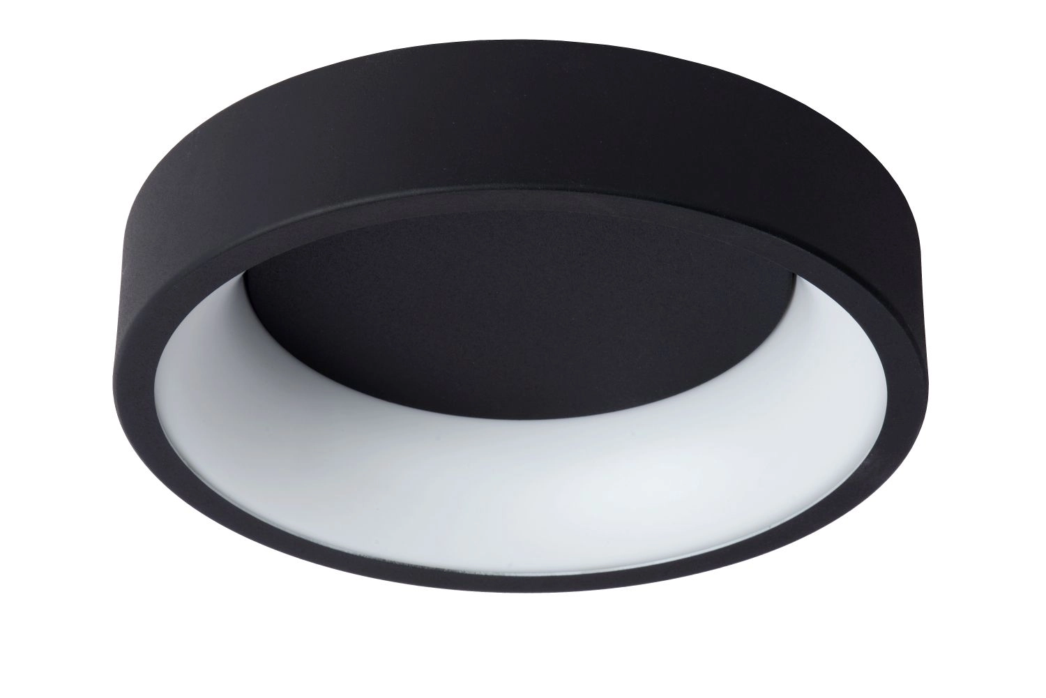 LU 46100/20/30 Lucide TALOWE LED - Flush ceiling light - Ø 30 cm - LED Dim. - 1x20W 3000K - Black