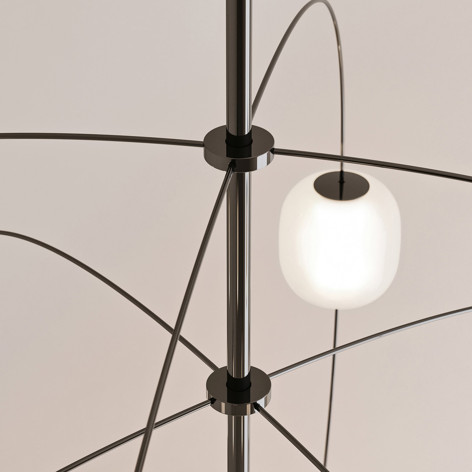 Axia moderner LED Luster von Lodes