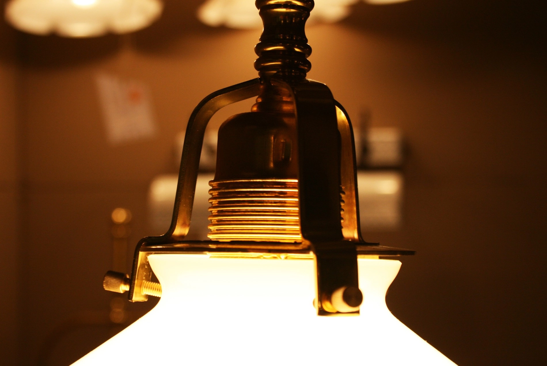 Original italo-austrian retro living room suspension lamp, ANNA