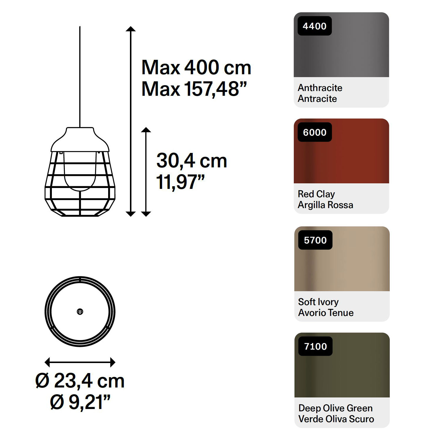 Stitch Small Hängeleuchte von Lodes