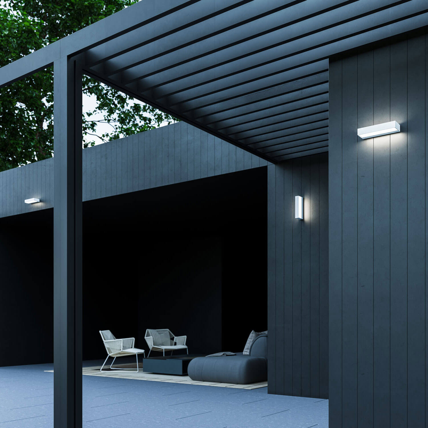 InOut Outdoor LED Außenwandlampe von Rotaliana