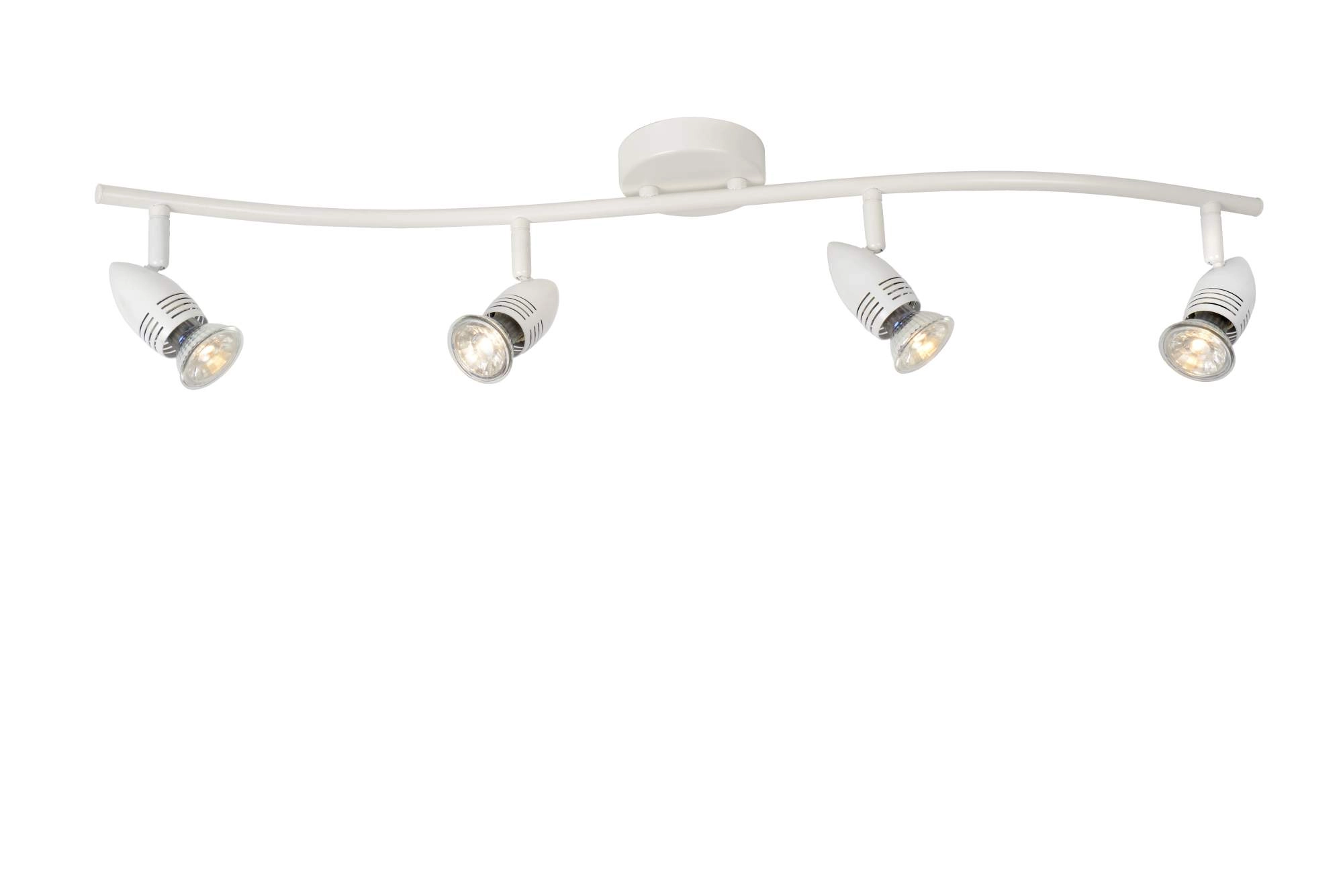 LU 13955/20/31 Lucide CARO-LED - Ceiling spotlight - LED - GU10 - 4x5W 2700K - White