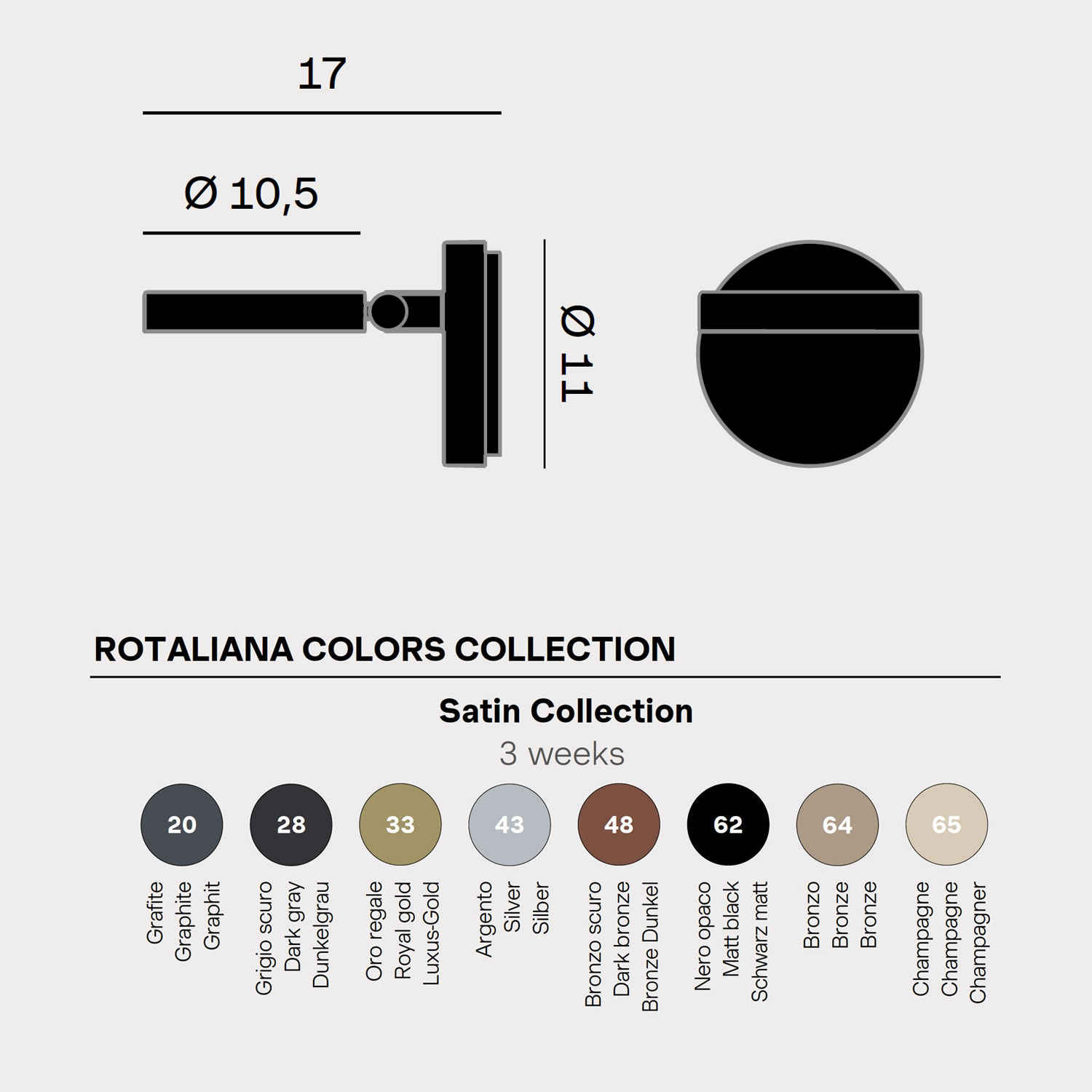 String H0 wall spotlight by Rotaliana