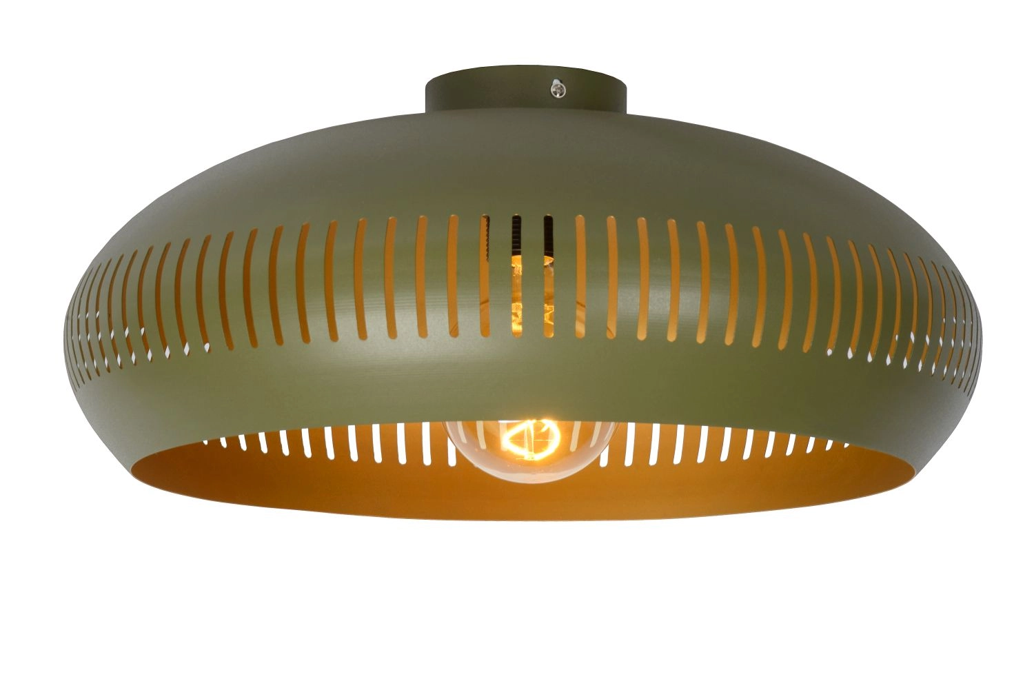 LU 30192/45/33 Lucide RAYCO - Flush ceiling light - Ø 45 cm - 1xE27 - Green