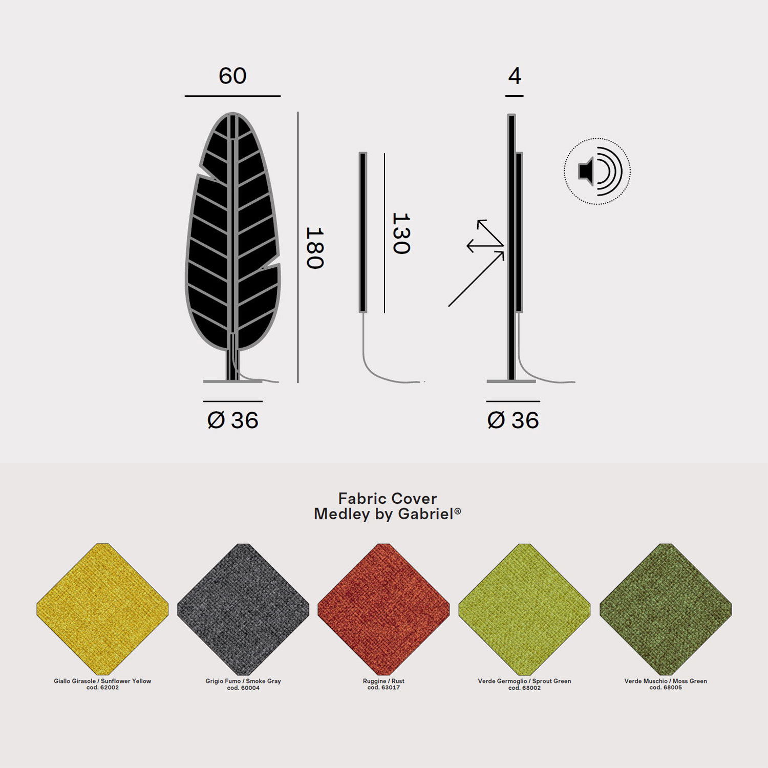 Eden LED Stehlampe Banane von Rotaliana