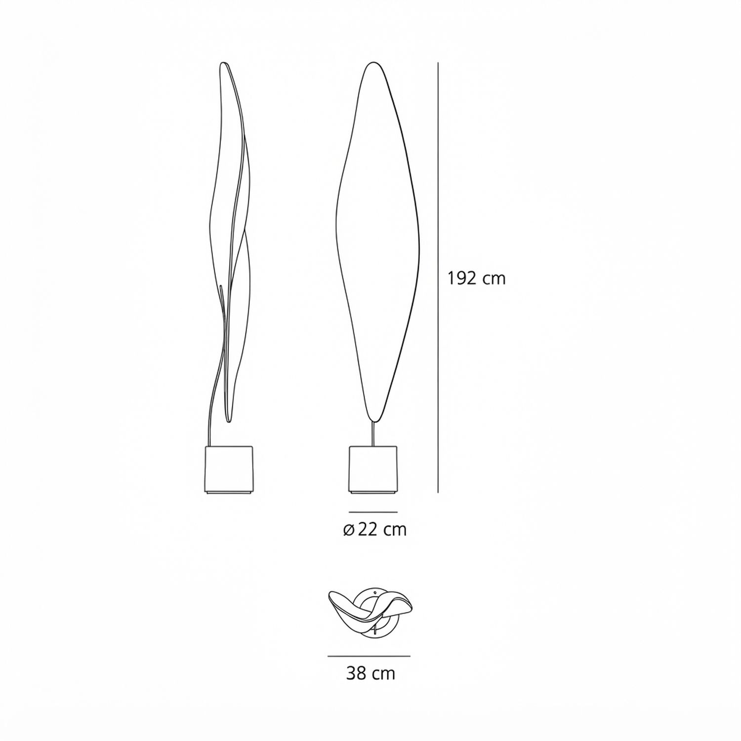 Stehlampe COSMIC LEAF FLOOR von Artemide