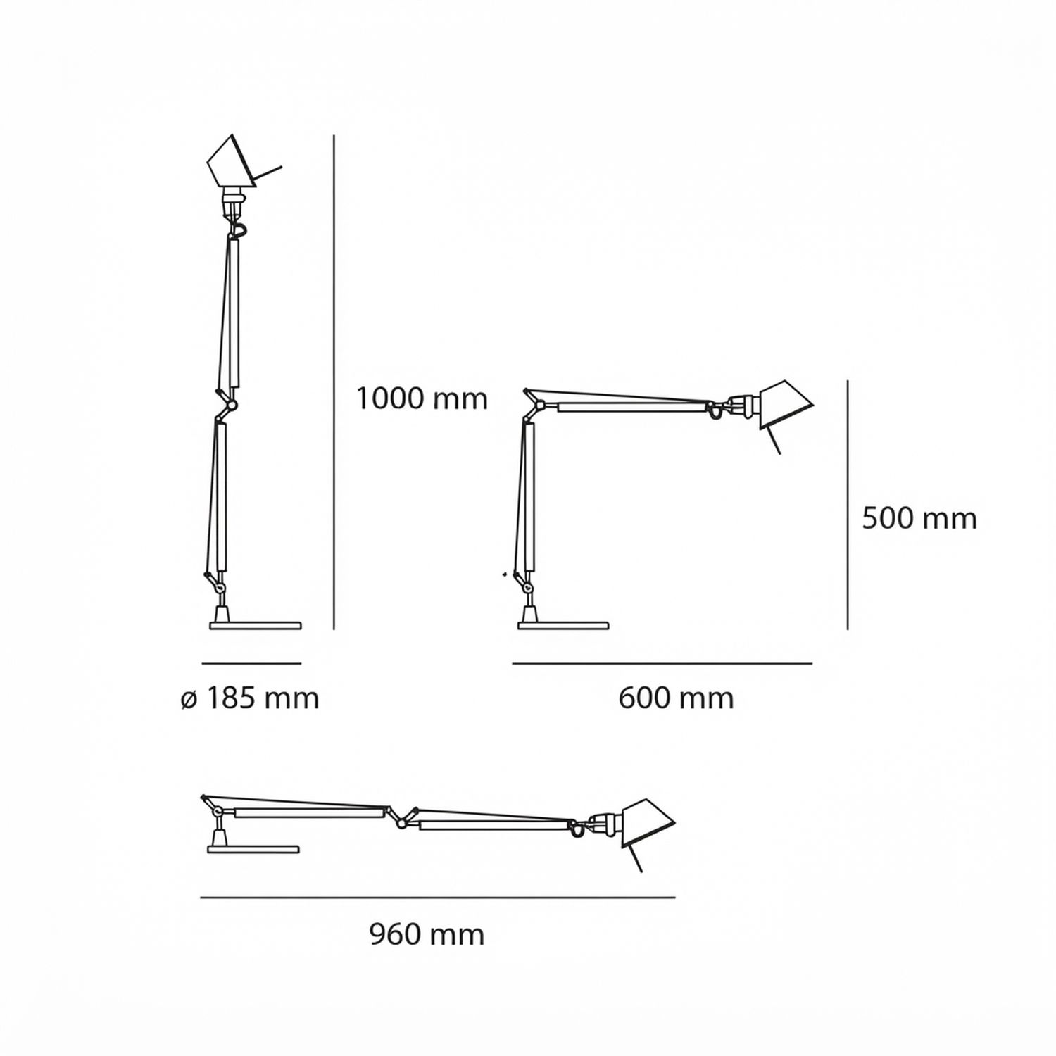 TOLOMEO MIDI LED Tischleuchte von Artemide