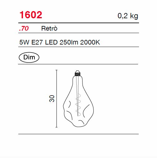 UNIDEA E27 LED Filament Lampe von Egoluce