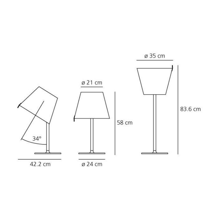 Melampo Tavolo Tischleuchte von Artemide