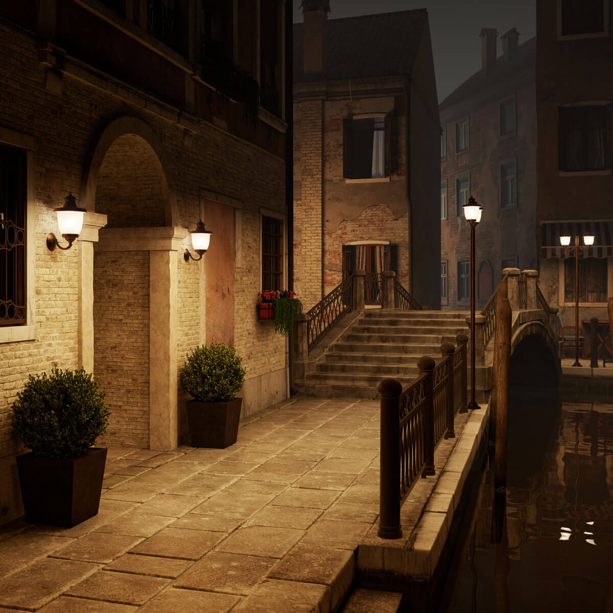 Venezia Außenwandlampe von Il Fanale