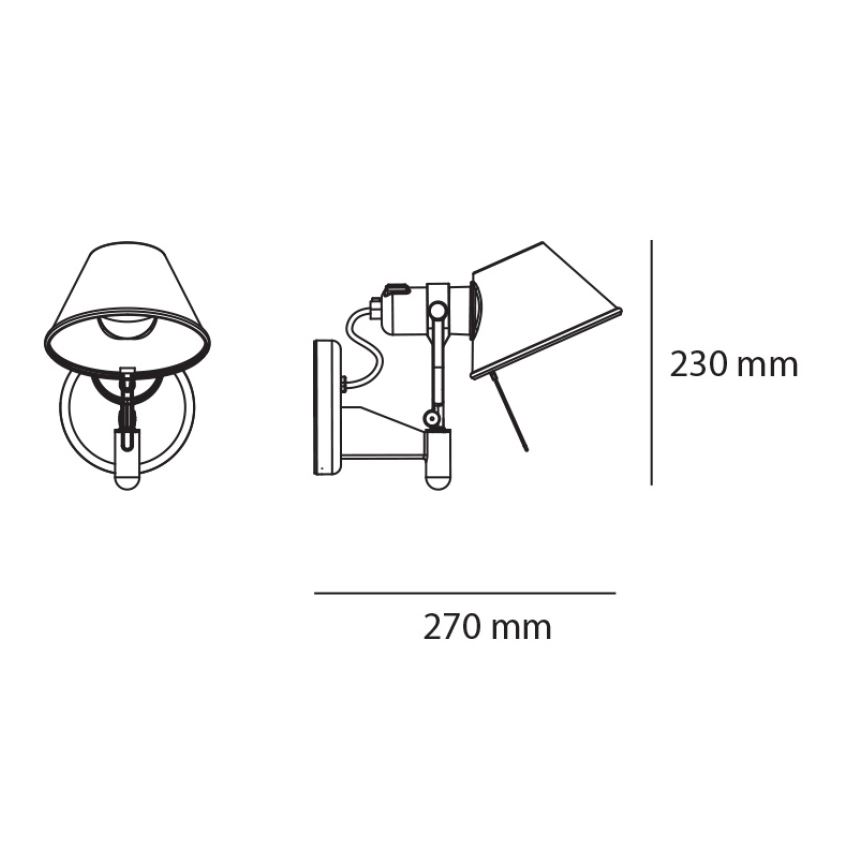 Tolomeo Faretto Wandlampe von Artemide