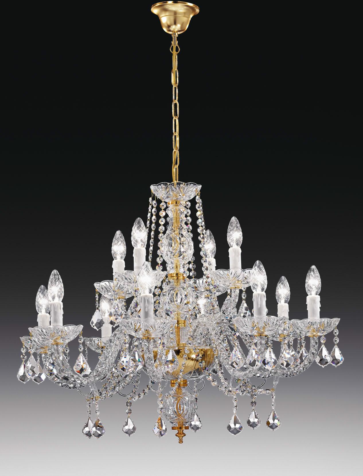 Kristallluster Madrid 8+4L von Venice Lighting Design