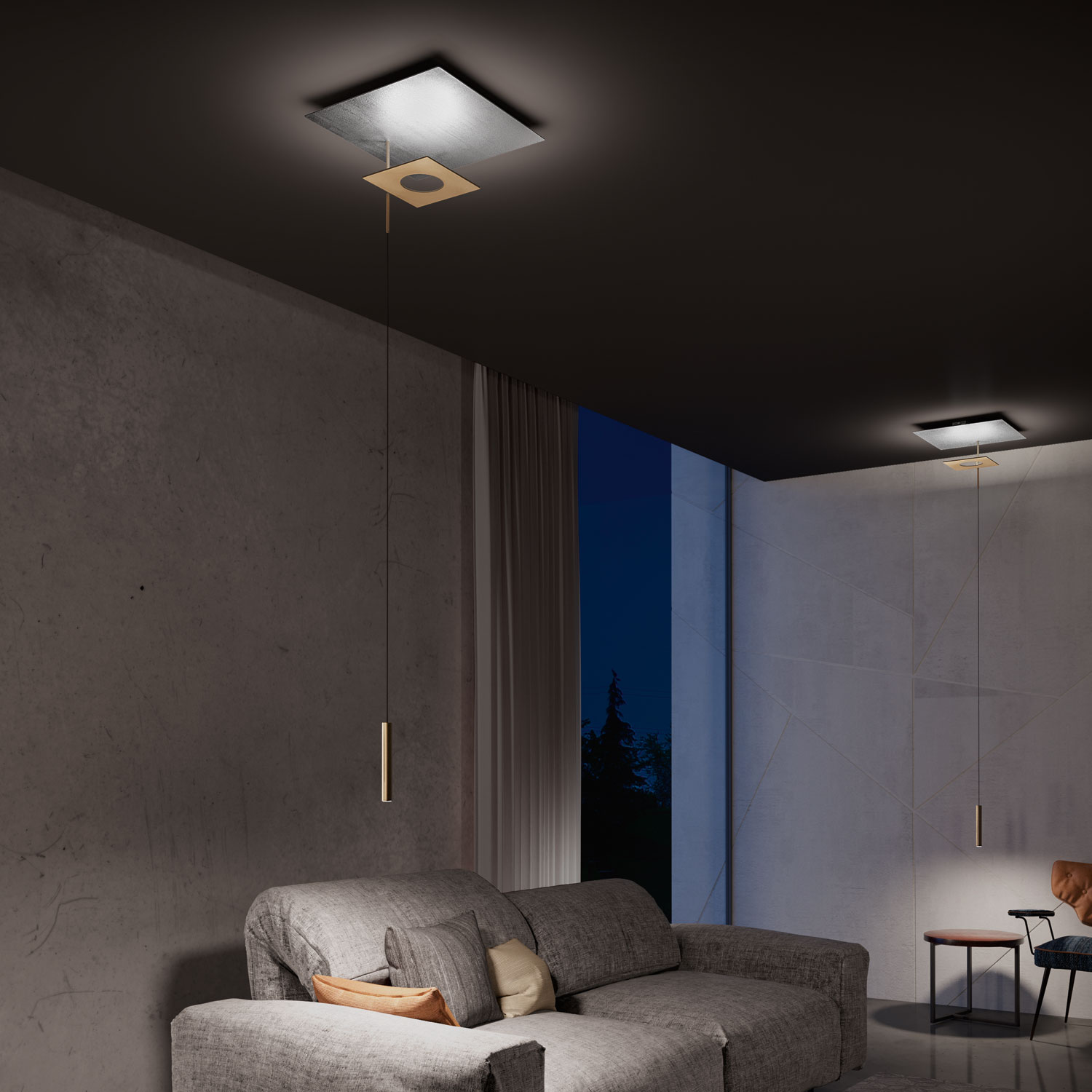 PETRA-S2 LED Hänge-/Deckenleuchte von Icone