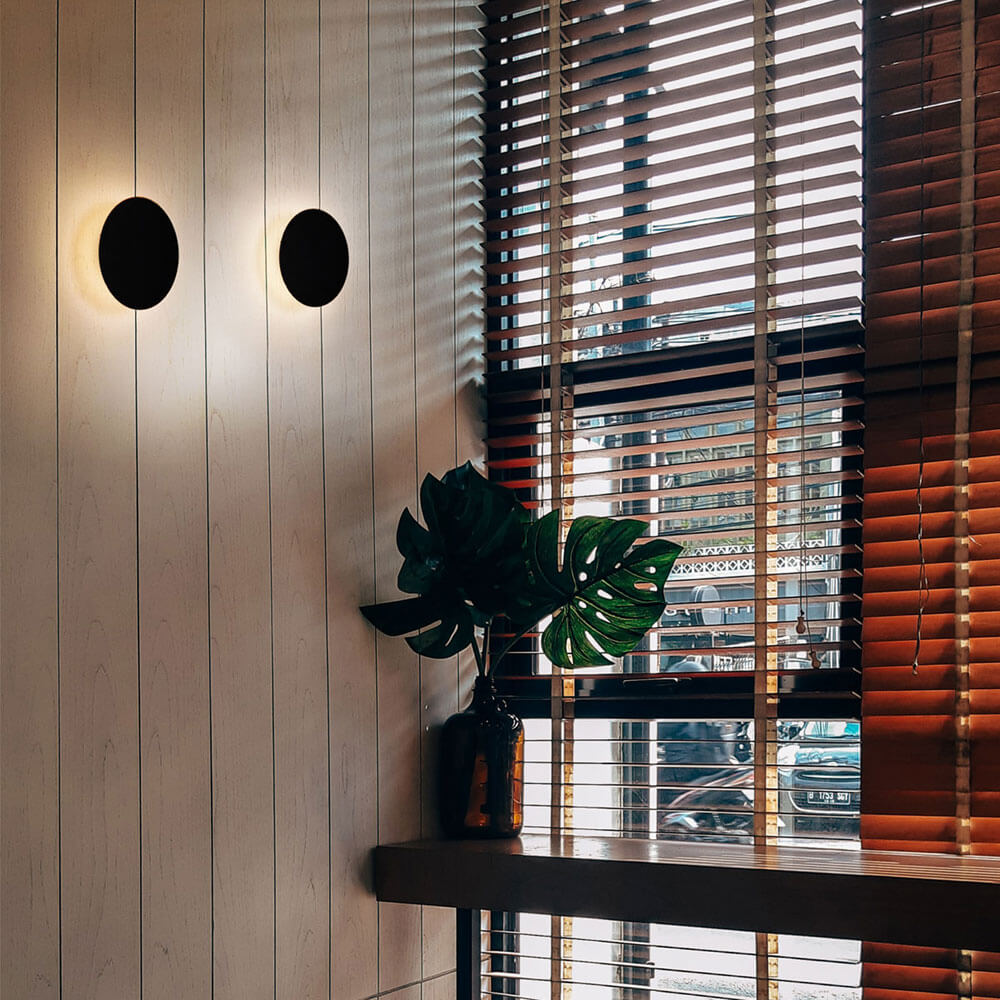 Eclipse tonda applique di Egoluce