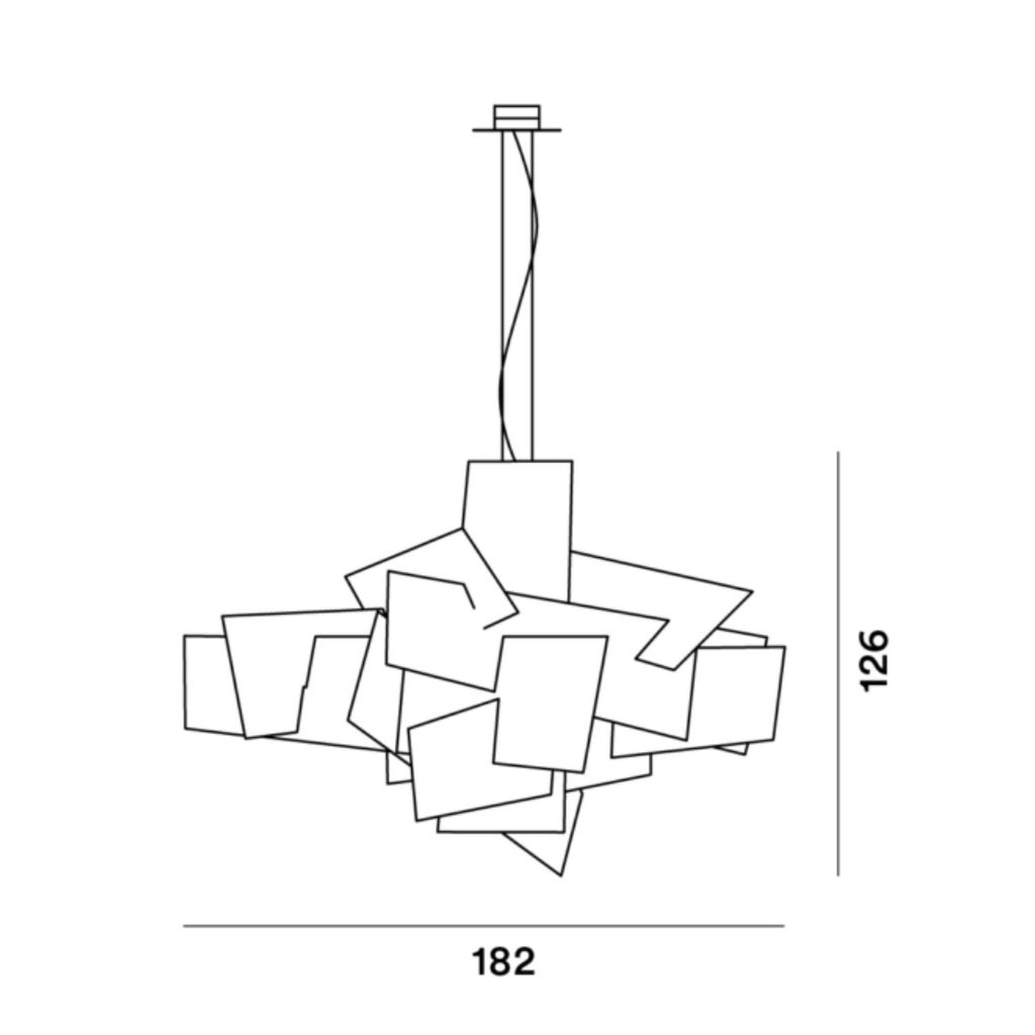 Designerlampe Pendelleuchte Big Bang XL von Foscarini