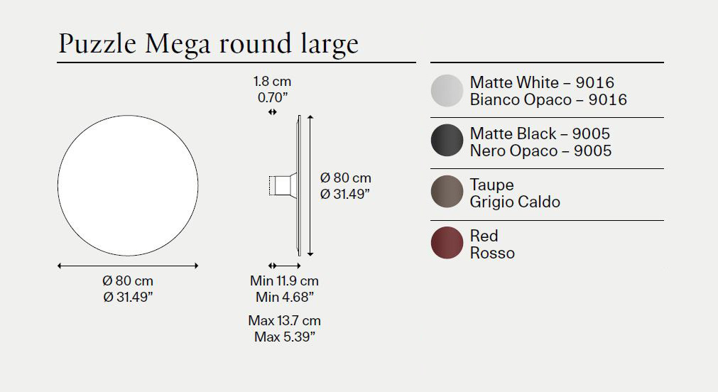 Puzzle Mega Round Large von Lodes