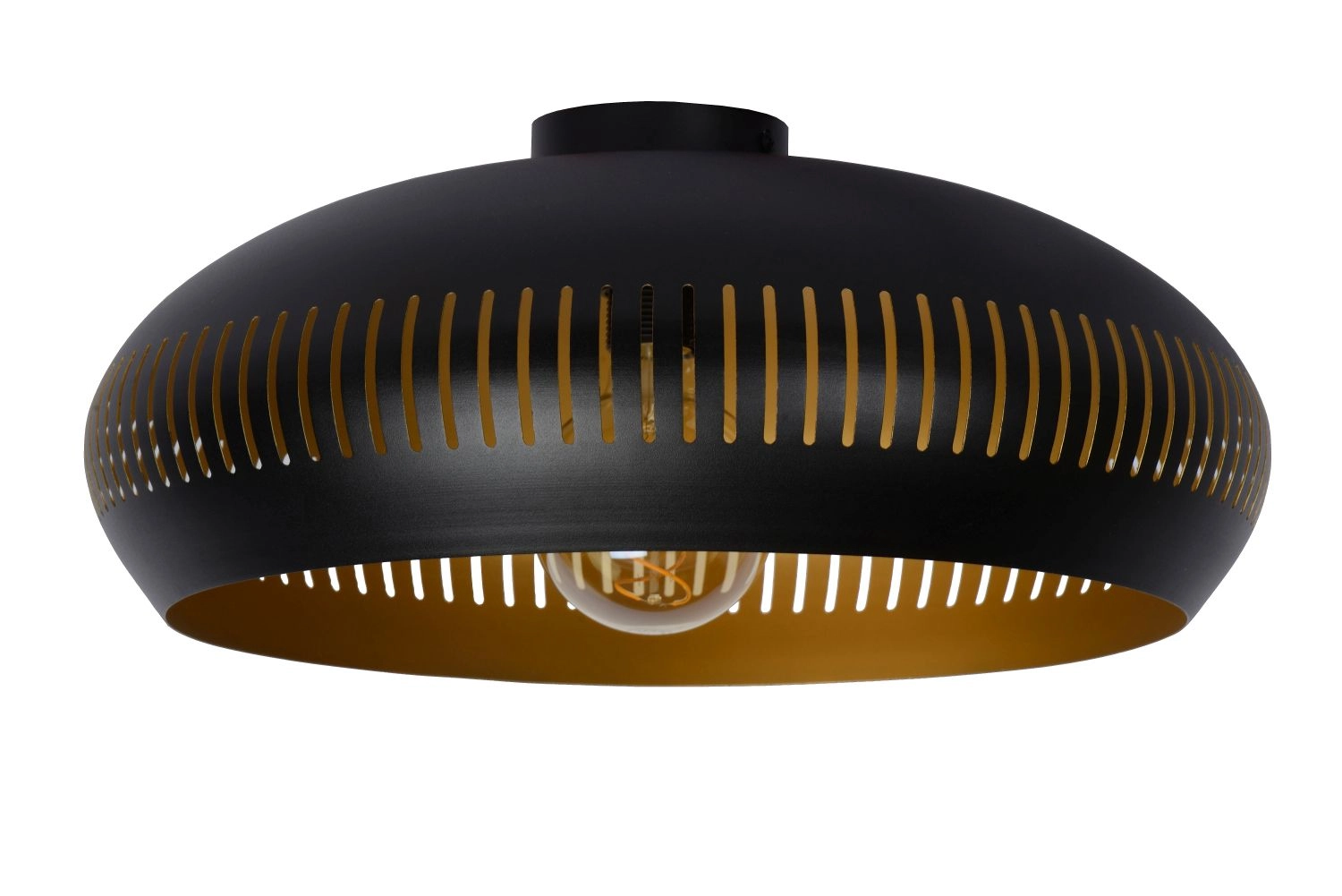 LU 30192/45/30 Lucide RAYCO - Flush ceiling light - Ø 45 cm - 1xE27 - Black