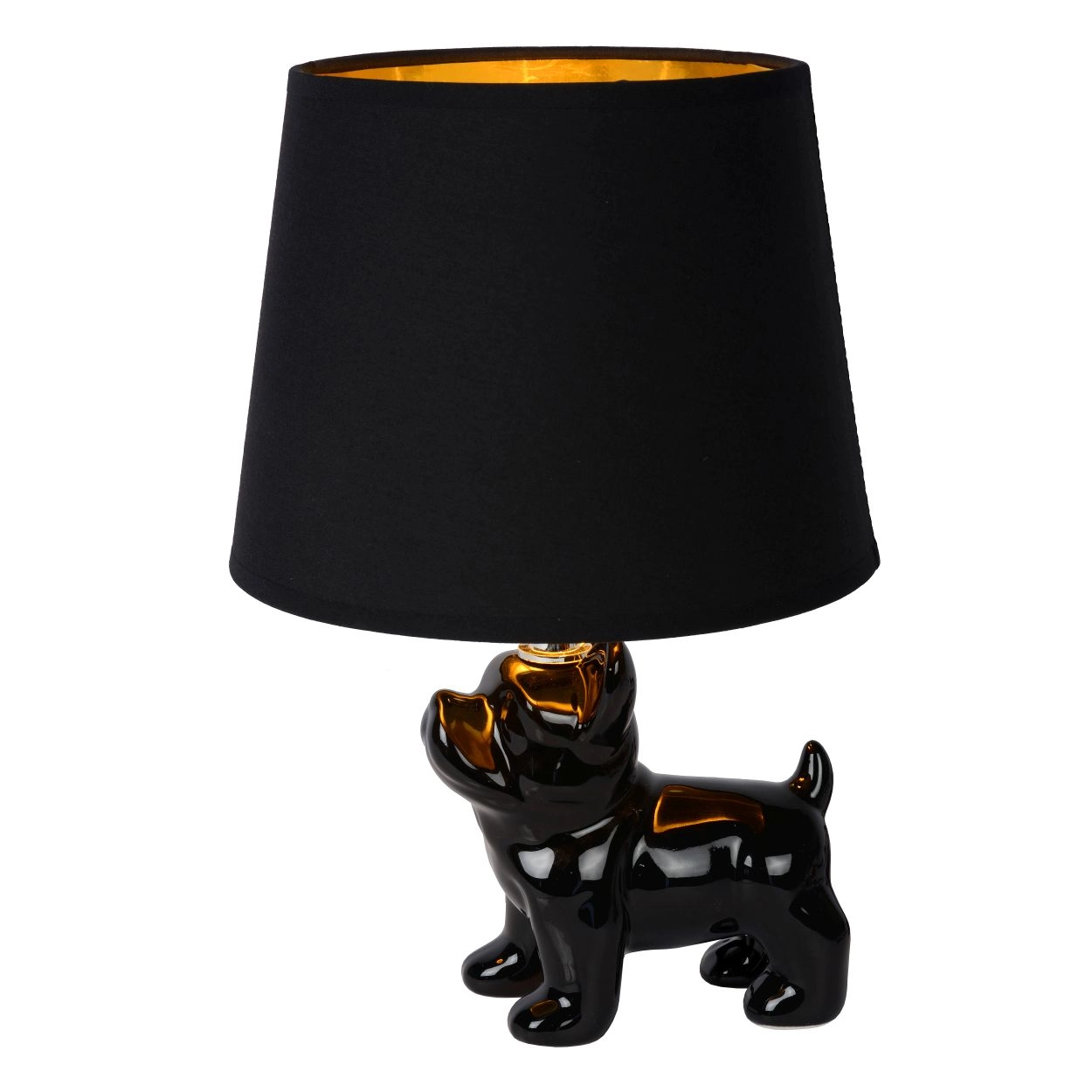 LU 13533/81/30 Lucide EXTRAVAGANZA SIR WINSTON - Table lamp - 1xE14 - Black