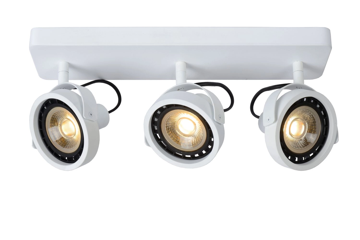 LU 31931/36/31 Lucide TALA LED - Ceiling spotlight - LED Dim to warm - GU10 (ES111) - 3x12W 2200K/30