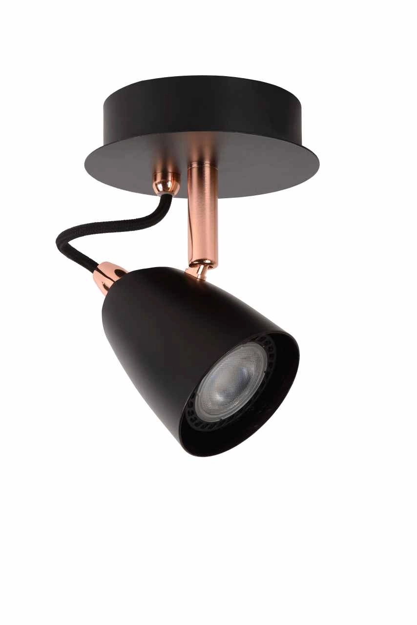 LU 26956/05/17 Lucide RIDE-LED - Ceiling spotlight - Ø 10 cm - LED Dim. - GU10 - 1x5W 3000K - Copper