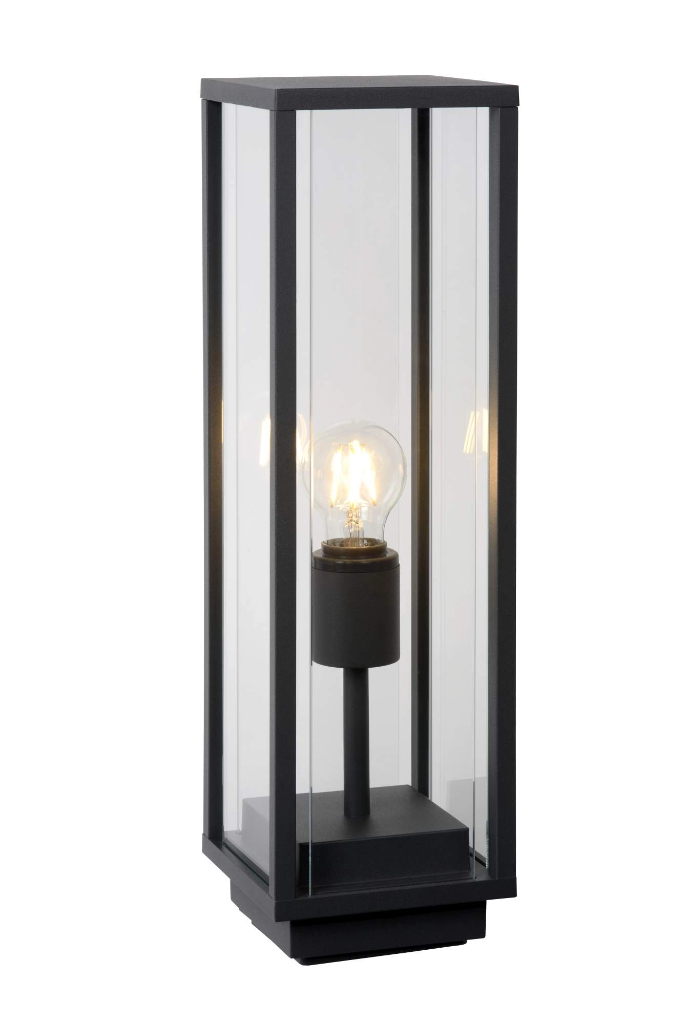 LU 27883/50/30 Lucide CLAIRE - Bollard light Outdoor - 1xE27 - IP54 - Anthracite