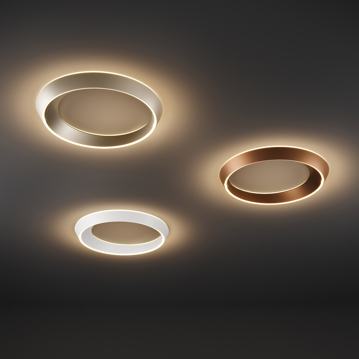 Tidal LED ceiling lamp by Lodes