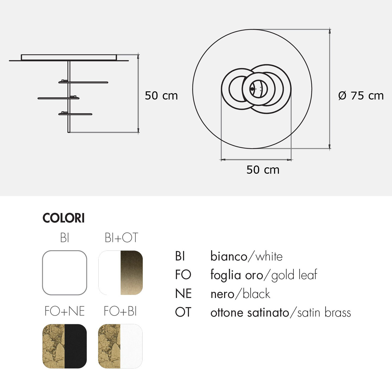 Hula Hoop P3 Deckenleuchte von Icone