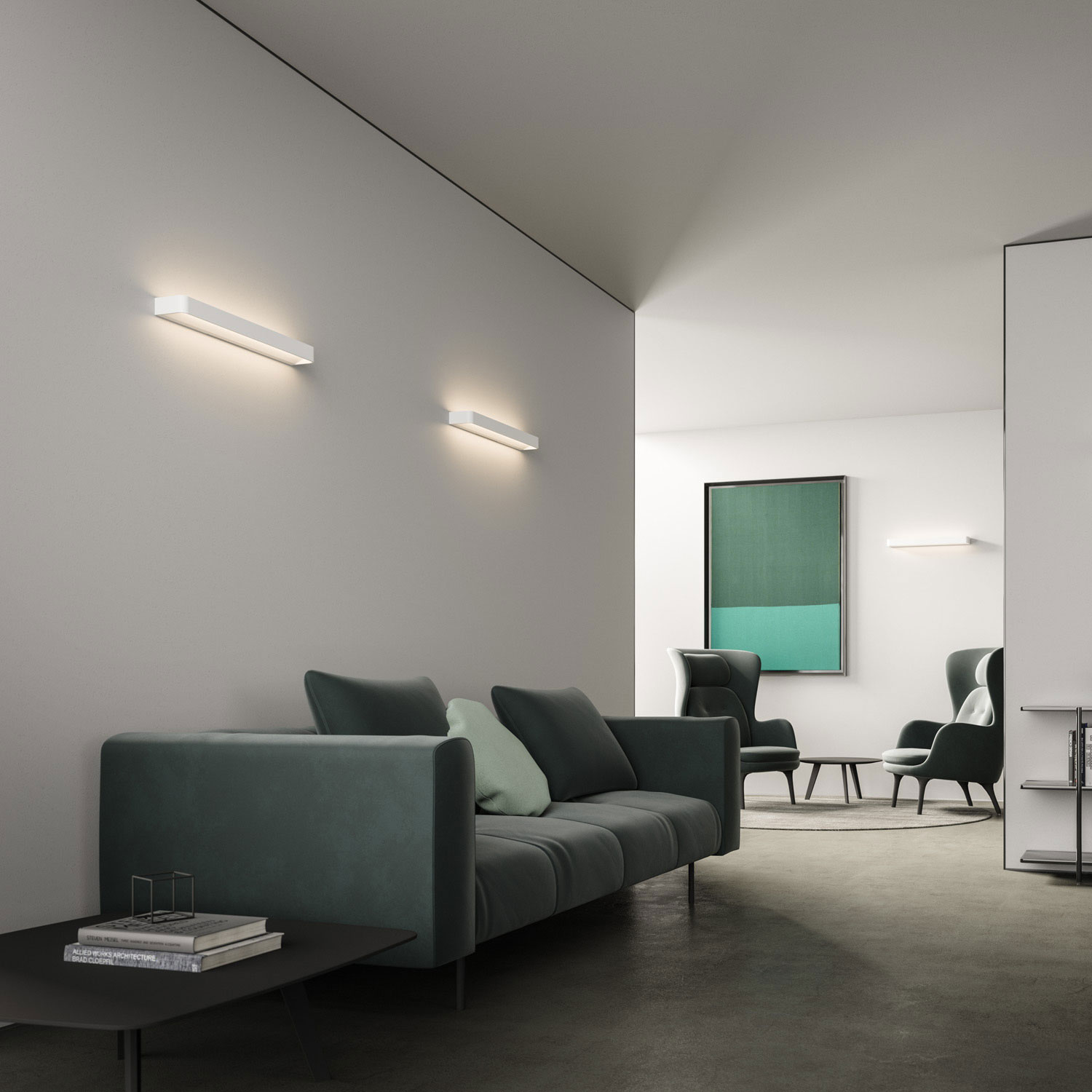 Frame W4 lampada a LED di Rotaliana