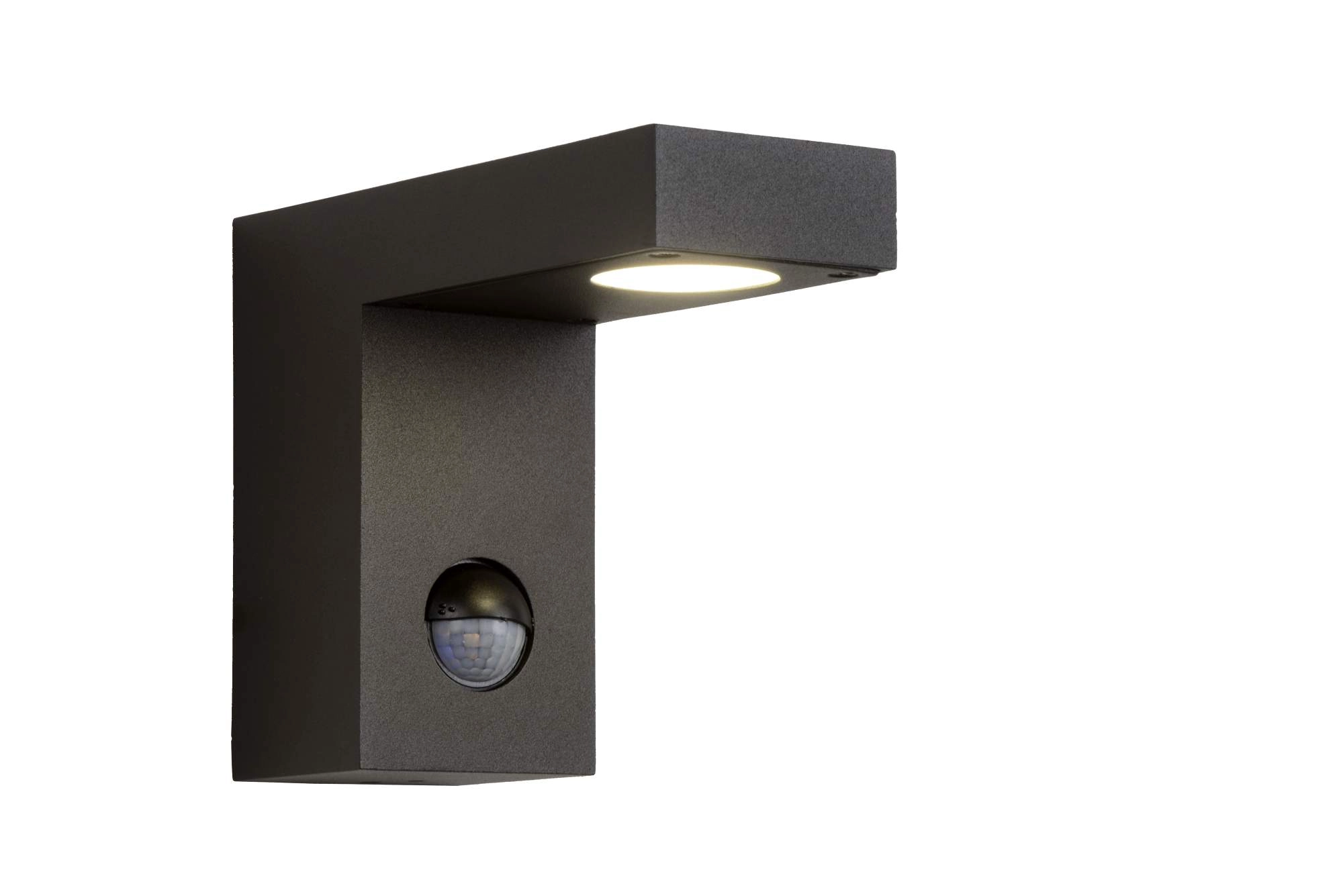 LU 28850/24/30 Lucide TEXAS-IR - Wall spotlight Outdoor - LED - 1x7W 3000K - IP54 - Anthracite