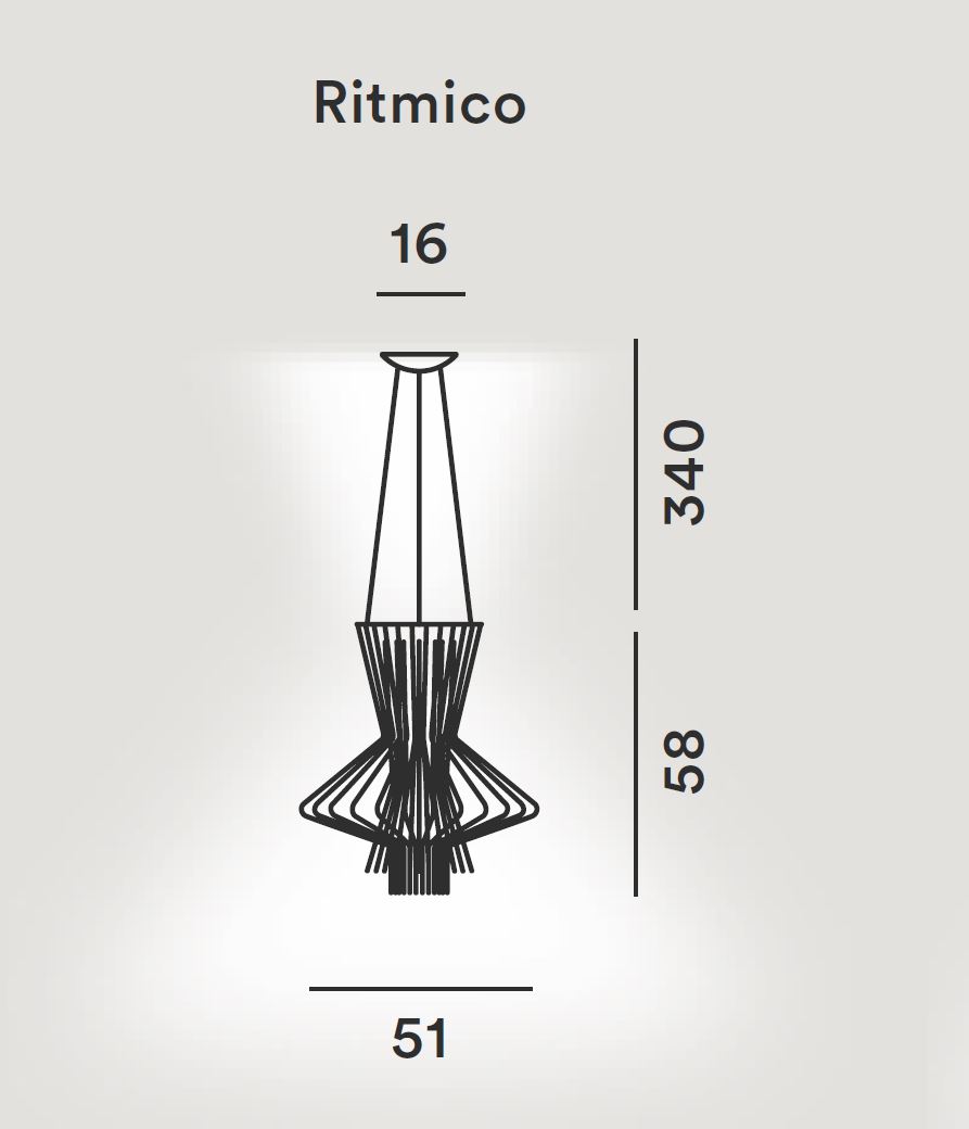 Designerleuchte Hängelampe Allegretto Ritmico Foscarini