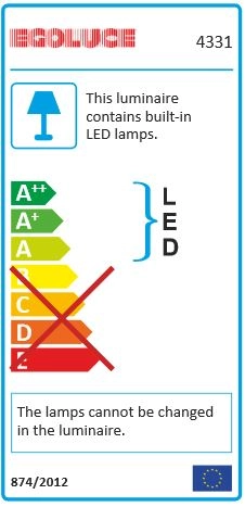 Siba 30 LED lampada da parete o soffitto Egoluce