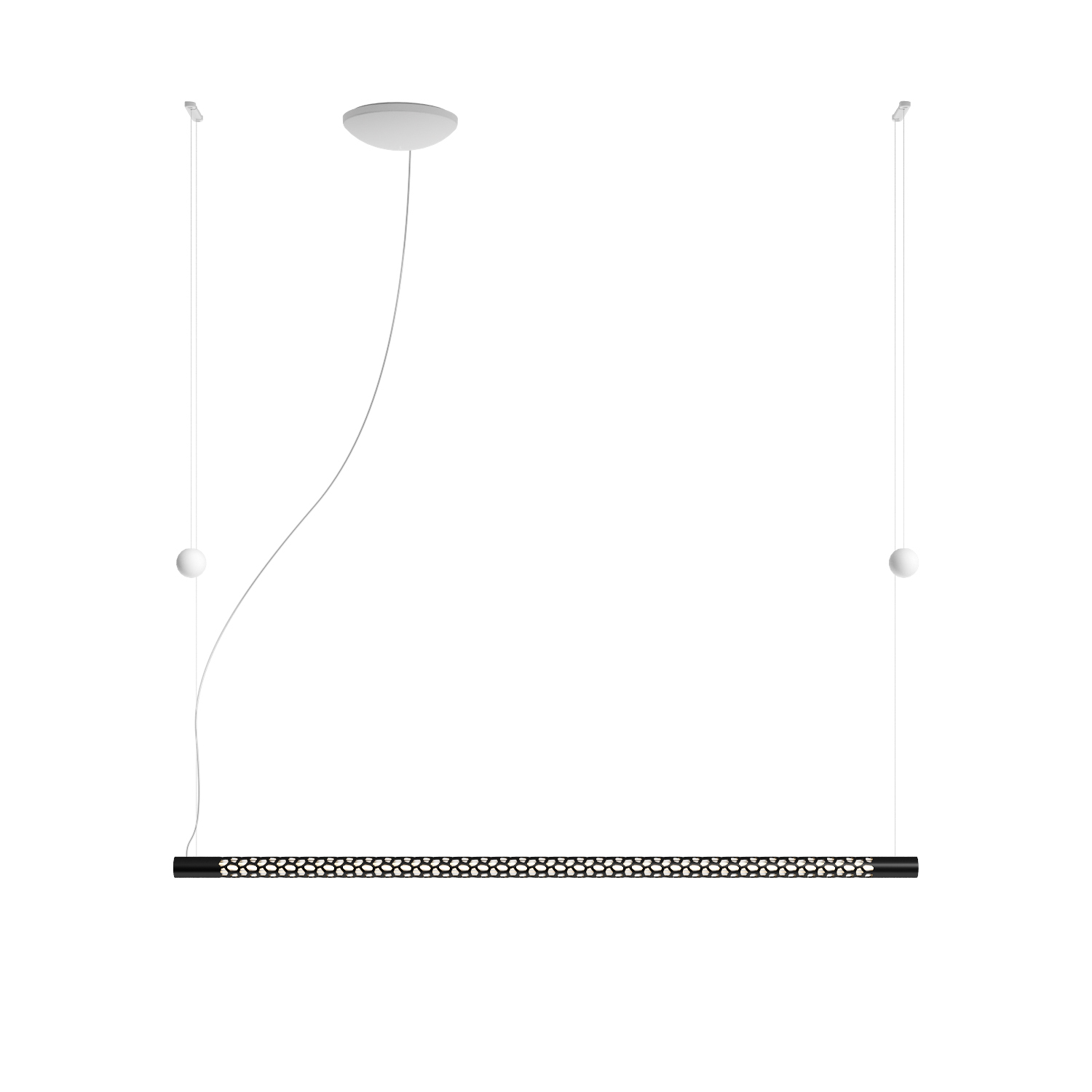 Squiggle height-adjustable lamp by Rotaliana