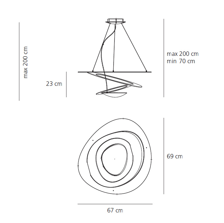 Hängelampe PIRCE MINI SUSPENSION von Artemide