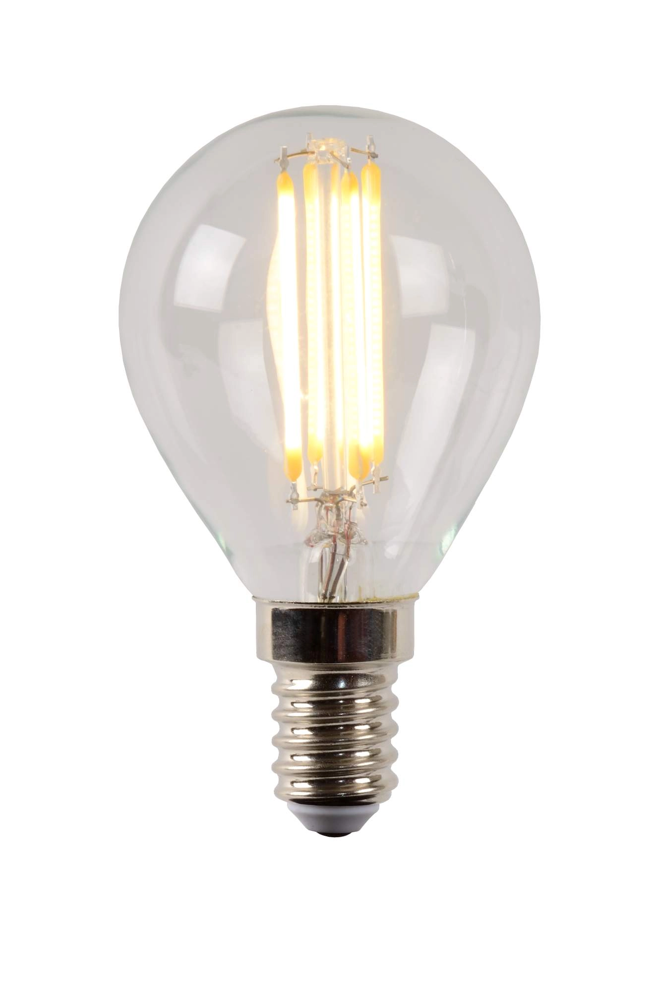 LU 49022/04/60 Lucide P45 - Filament bulb - Ø 4,5 cm - LED Dim. - E14 - 1x4W 2700K - Transparant