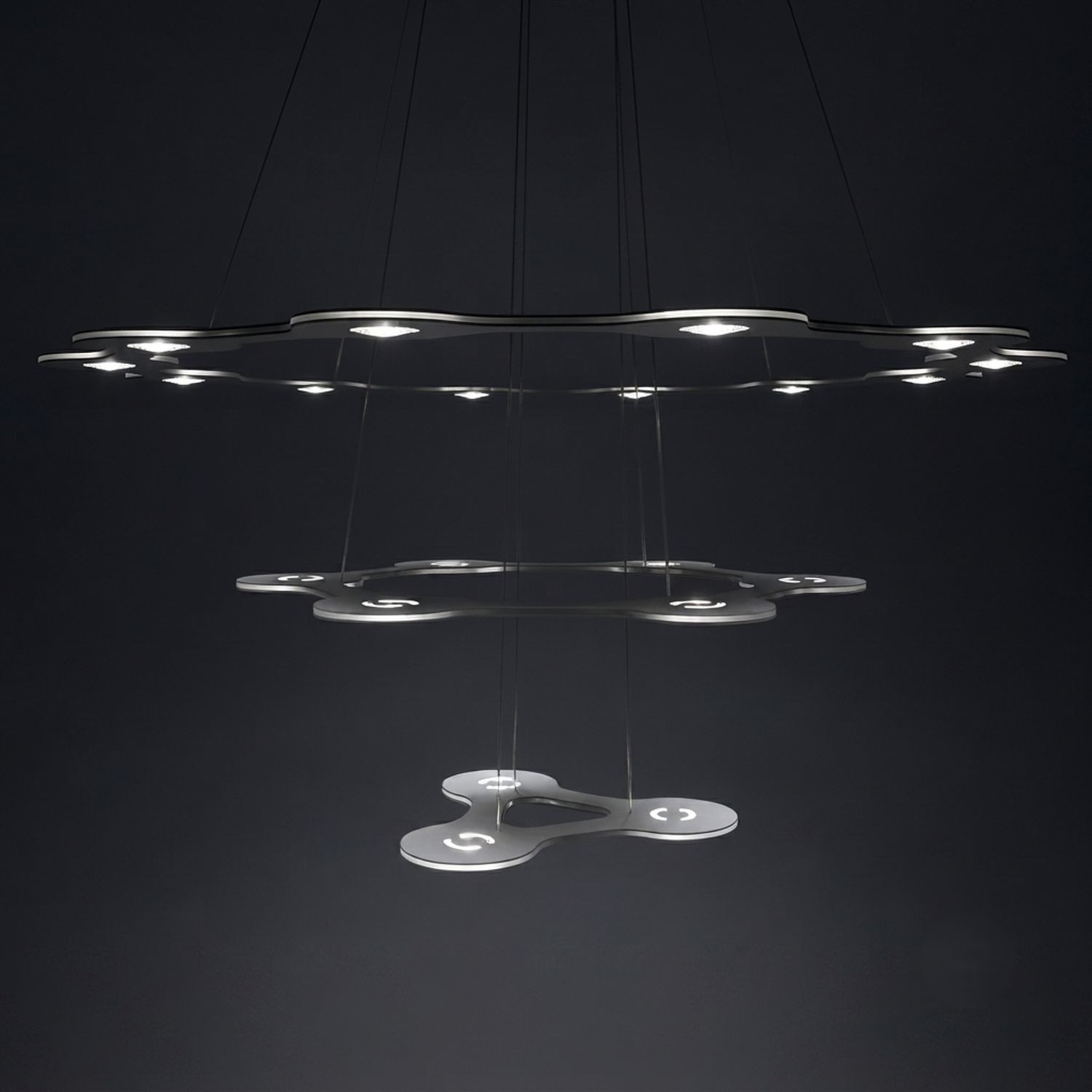 Flat Saturn 3 Hängeleuchte von Lumen Center Italia