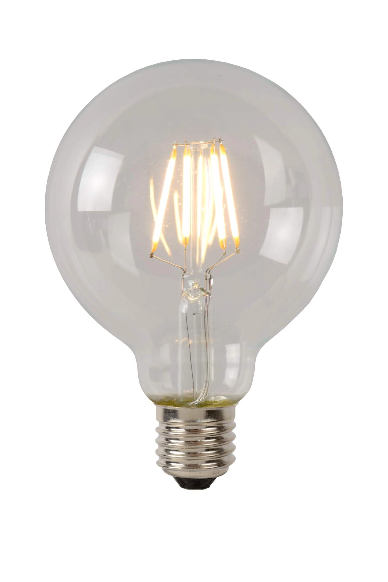 LU 49016/05/60 Lucide G95 - Filament bulb - Ø 9,5 cm - LED Dim. - E27 - 1x5W 2700K - Transparant