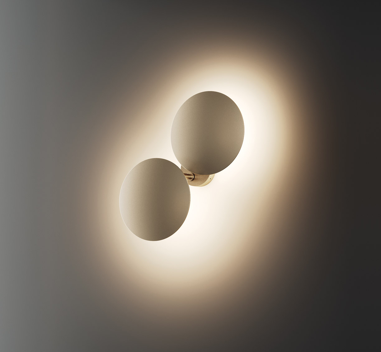 Puzzle Double Round LED Leuchte von Lodes