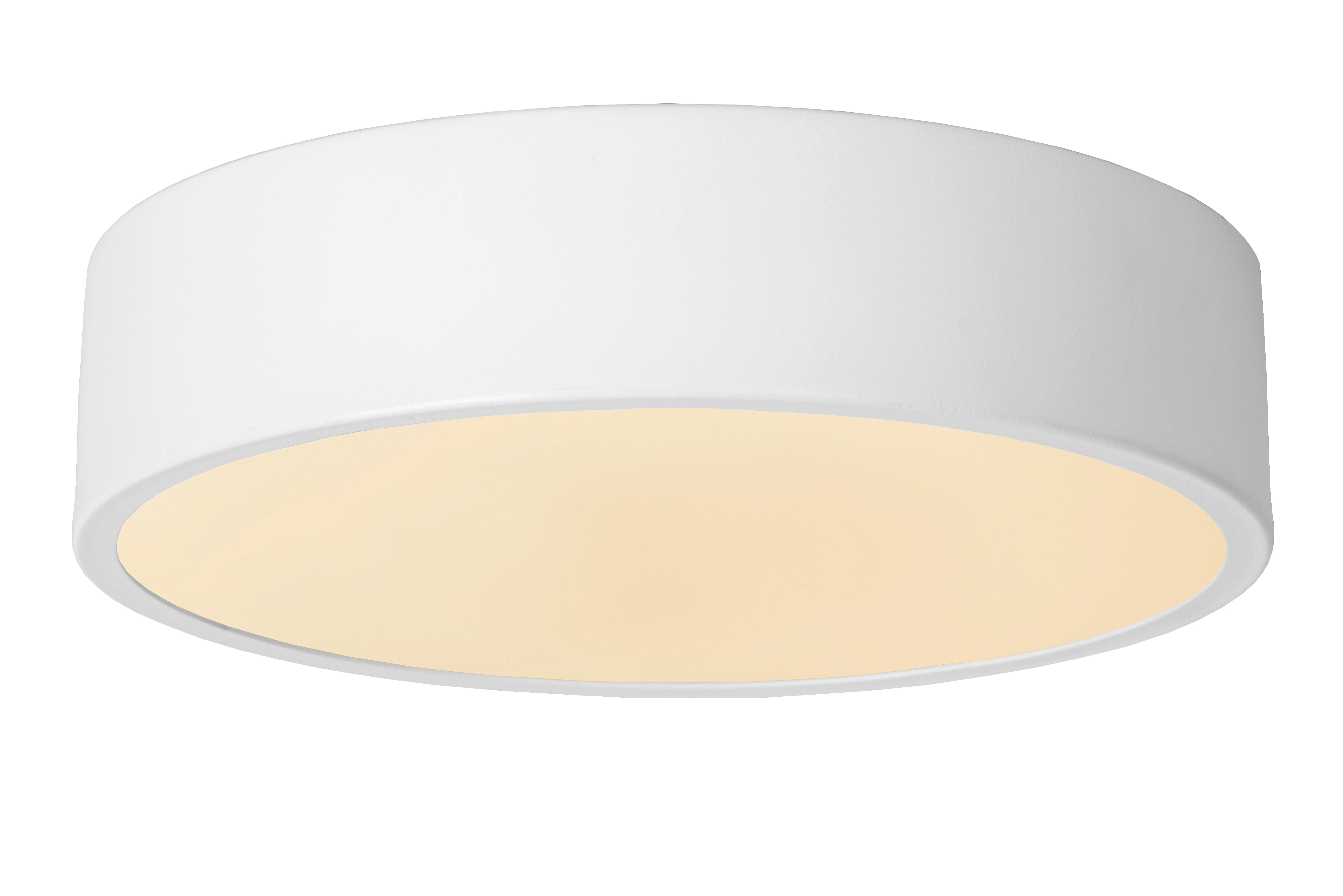 LU 79185/20/31 Lucide UNAR - Flush ceiling light - Ø 20 cm - LED Dim. - 1x12W 2700K - 3 StepDim - Wh