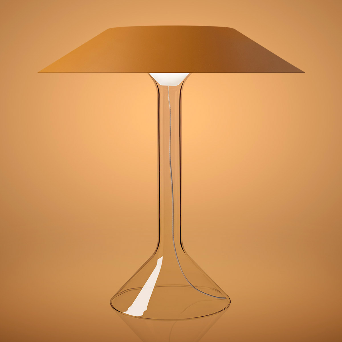 Chapeaux M steel table lamp by Foscarini