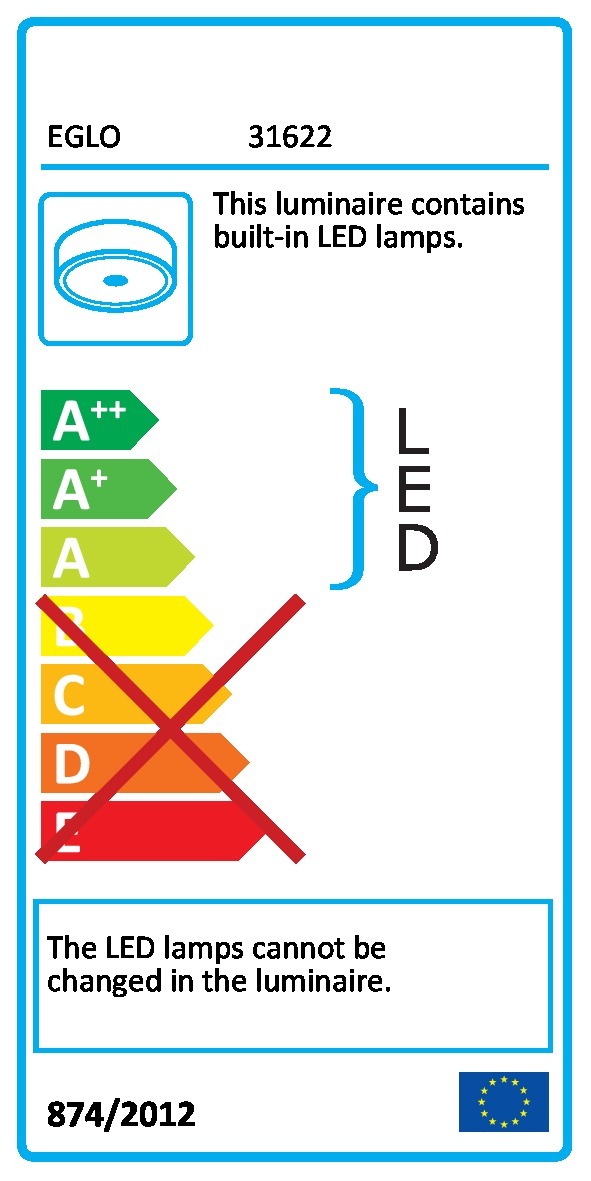 Maserlo LED Deckenleuchte von Eglo