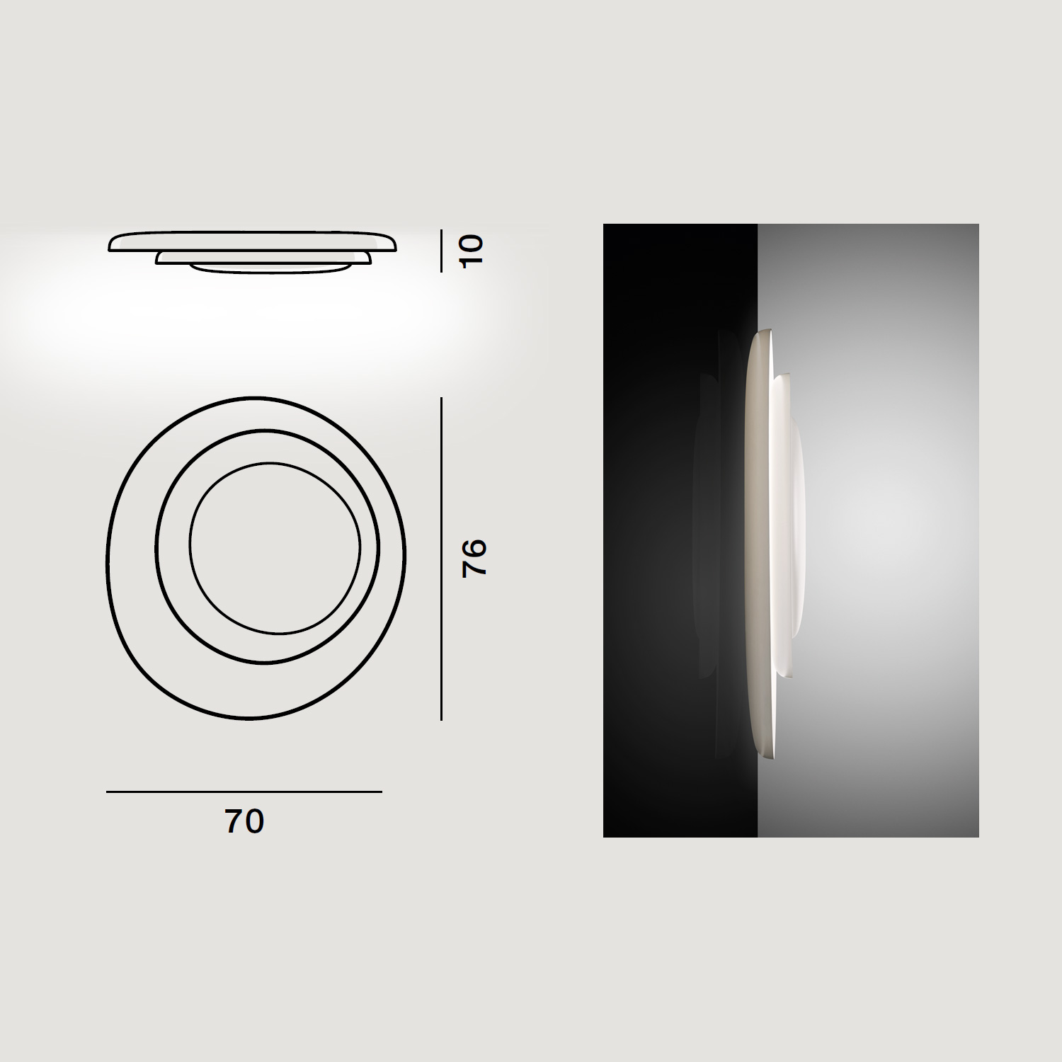 Wall lamp Bahia by Foscarini