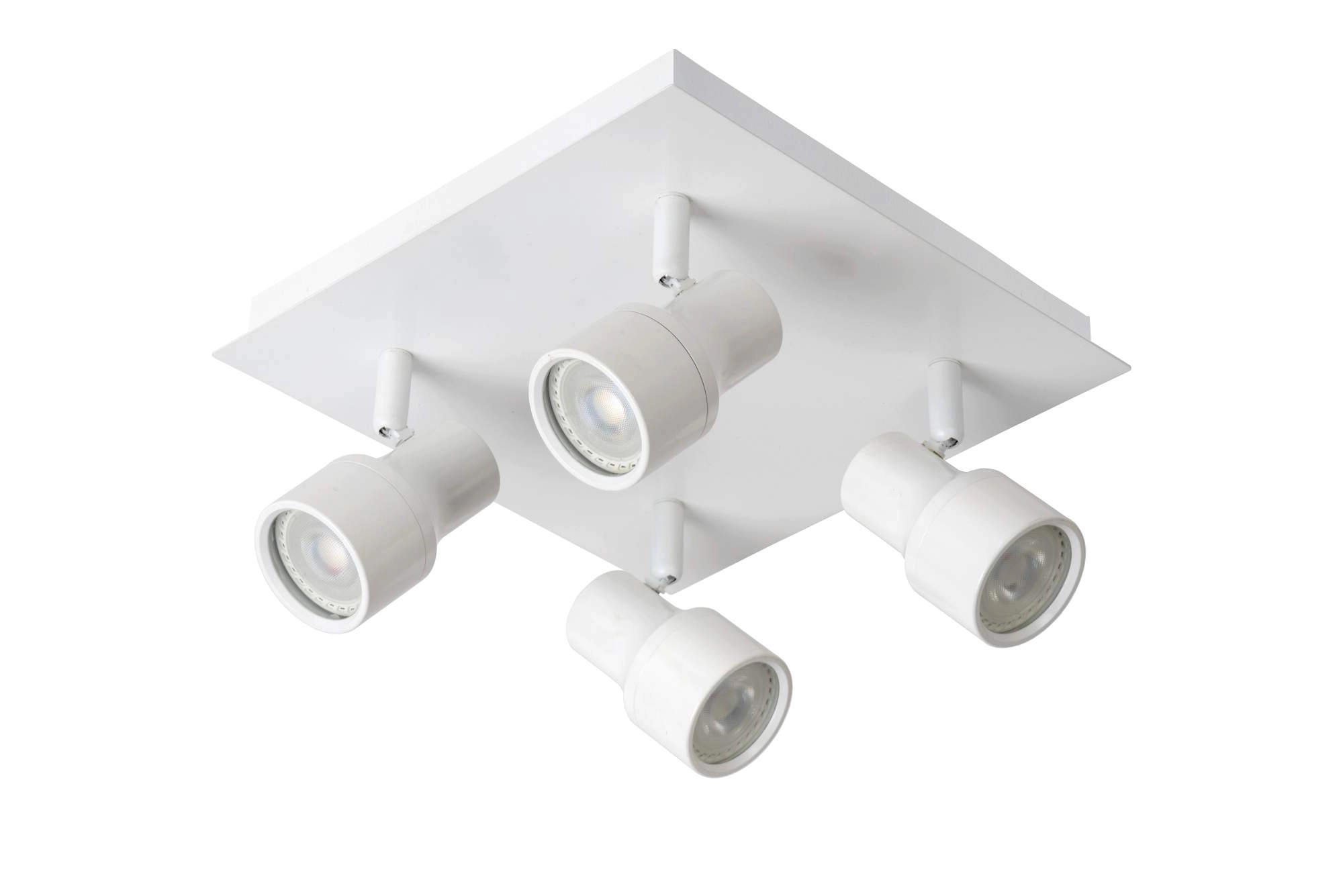 LU 17948/20/31 Lucide SIRENE-LED - Ceiling spotlight Bathroom - Ø 10 cm - LED Dim. - GU10 - 4x5W 300