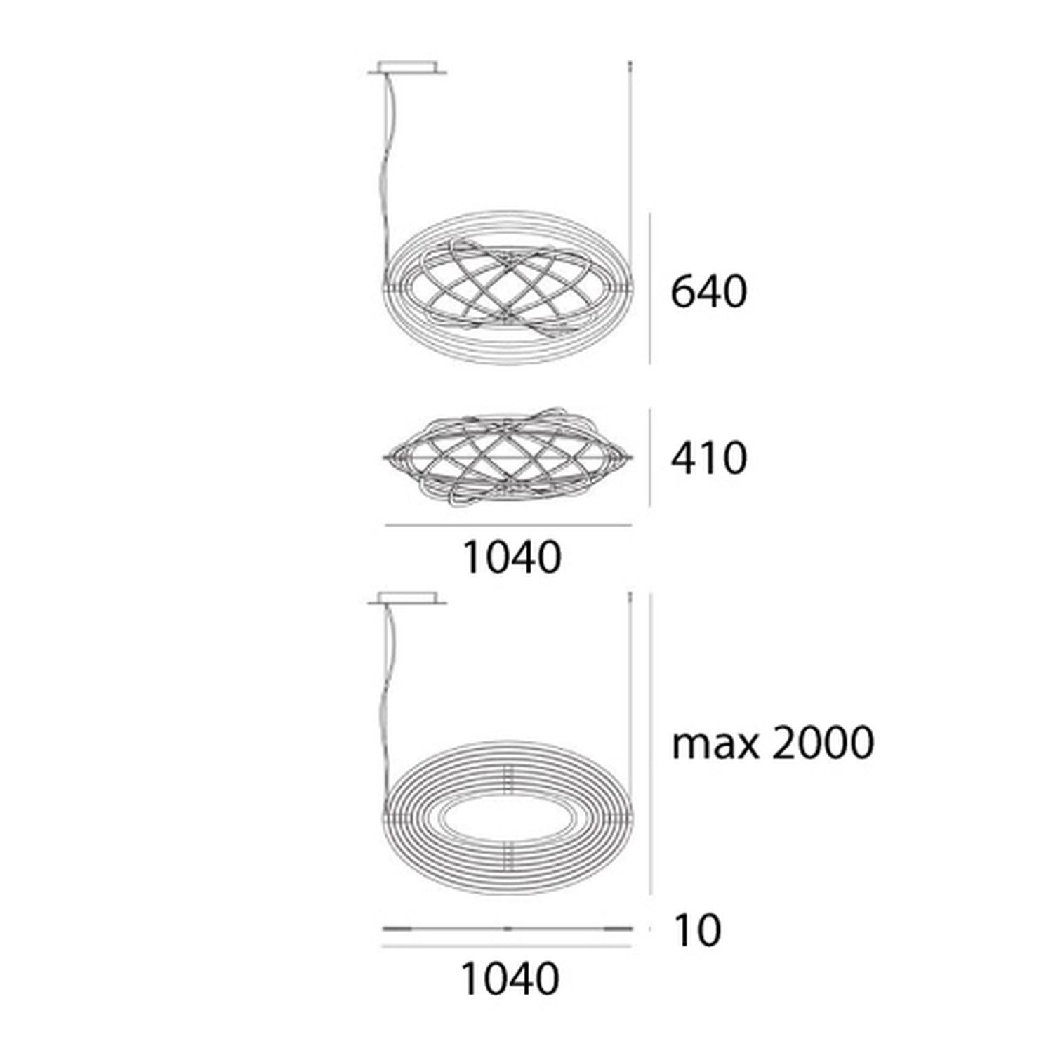Hängeleuchte COPERNICO SUSPENSION von Artemide