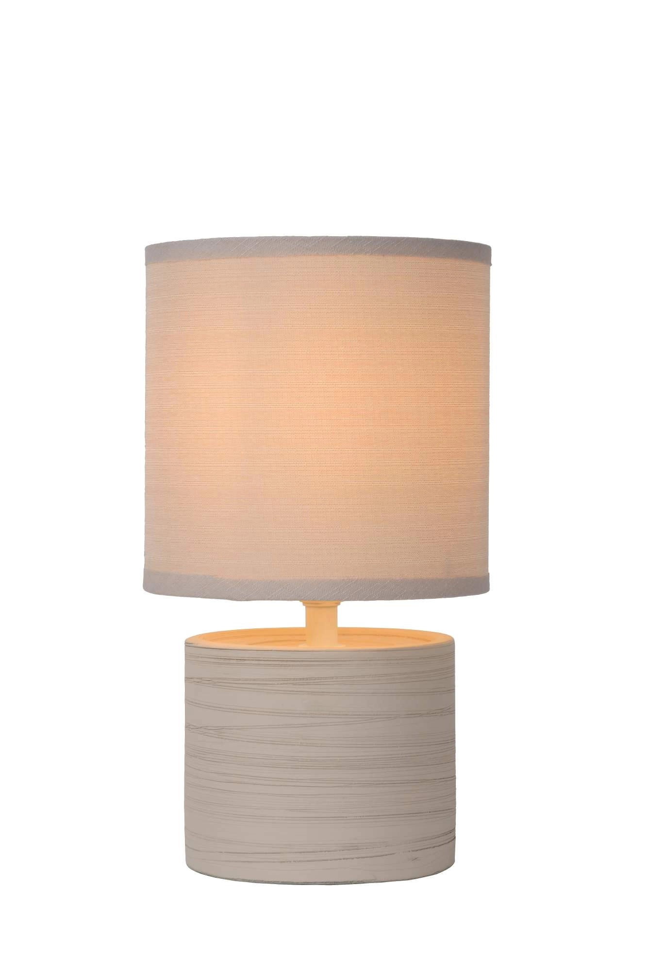 LU 47502/81/38 Lucide GREASBY - Table lamp - Ø 14 cm - 1xE14 - Cream